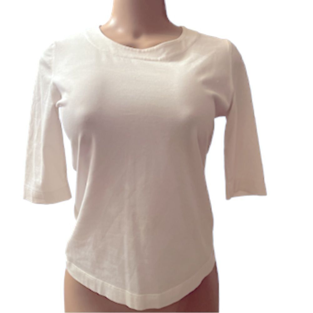 AKRIS quarter sleeve top 